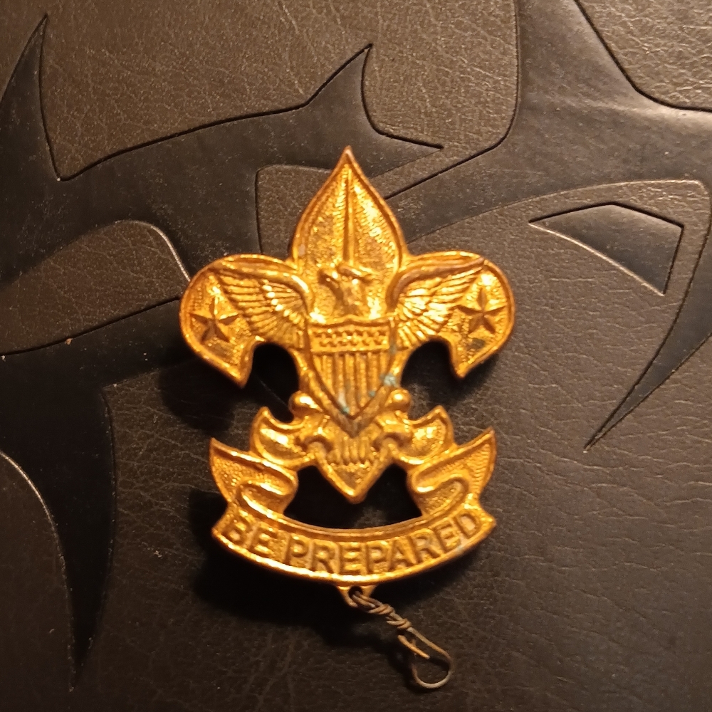 Vintage B.S. of A. Pat 1911 Be Prepared Pin Boy Scouts of America vintage pin